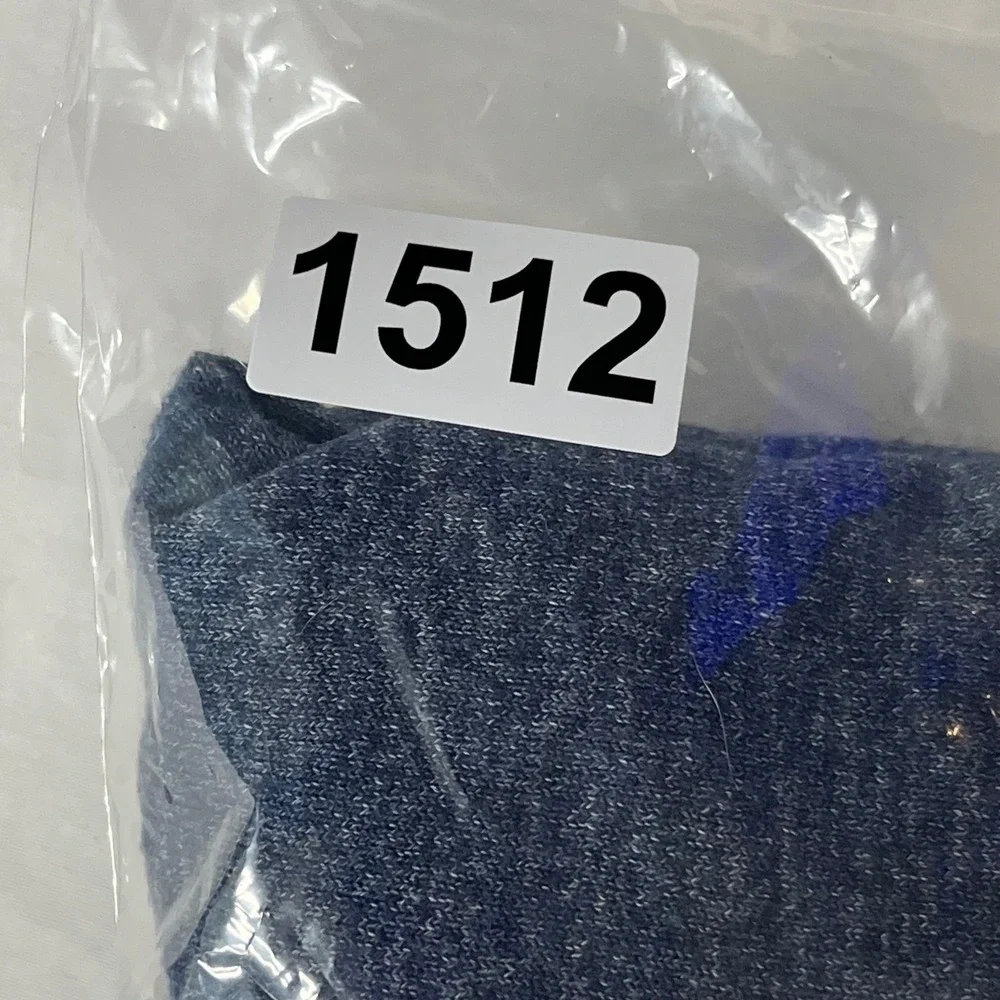 Hugo‎ Boss Slim Fit Blue Italian Yarn Crewneck Sweater Mens XXL Heathered Knit